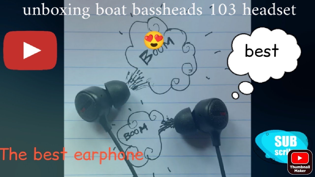 unboxing boat bassheads 103 headset😍 YouTube