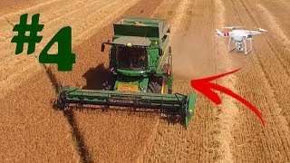 Moisson de blé 2018 Moissonneuse batteuse JOHN DEERE t560i (Drone)