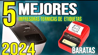 Las 5 MEJORES Impresoras termicas para etiquetas BARATAS de Amazon[2024] ✅ Bluetooth/Batería