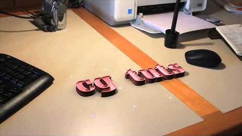 Composite a 3D object into video footage with Boujou, Maya and After Effects