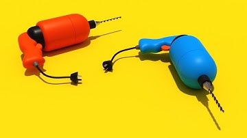 Power drill Blender Tutorial