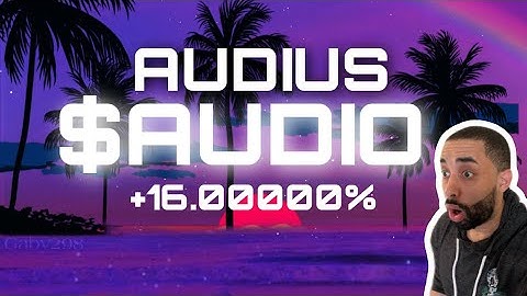 🚀WHY I JUST BOUGHT AUDIUS🚀 AND WHY YOU SHOULD TOO.. 16.0000000% APY