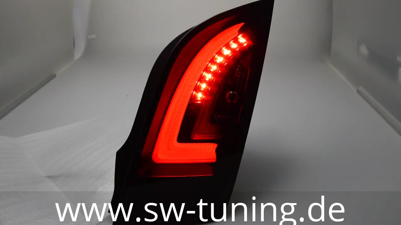 SWCeli LED Rückleuchten für Seat Mii 1316 black/smoke Lightbar YouTube