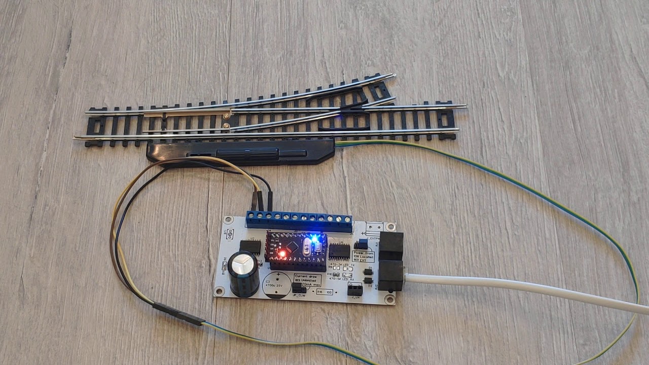 Diy arduino based loconet switch decoder youtube
