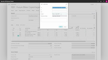 Sending Sales Qoute by mail - Microsoft Dynamics 365 Business Central