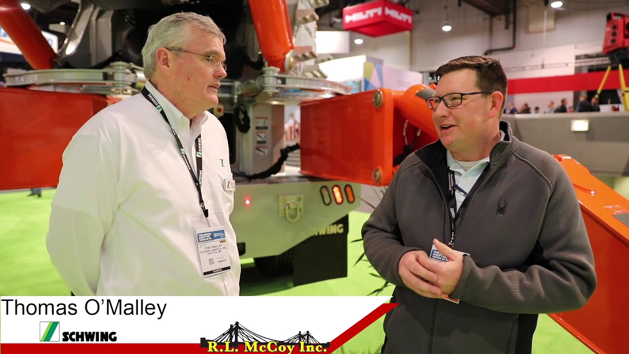 R.L. McCoy World Of Concrete 2019 Schwing Interview YouTube