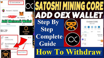How To Withdraw Oex Coin In MetaMask || Satoshi Mining App OpenEx || How To Add OEX Coin In Wallet