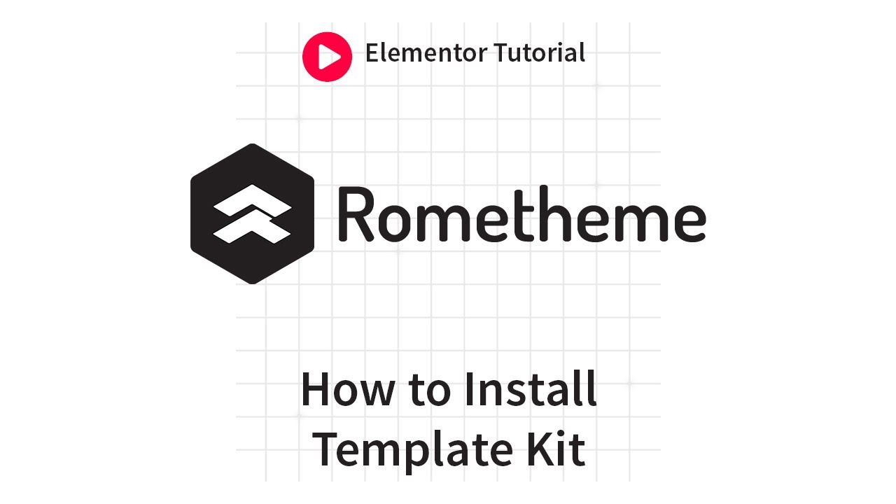 How to Install Elementor Template Kit In Wordpress - YouTube
