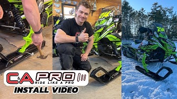 How I install a set of C&A Pro Skis