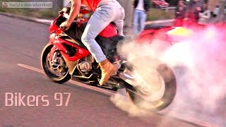 Bikers 97 - S1000RR and Suzuki Burnout, Panigale Wheelie & more Superbikes!