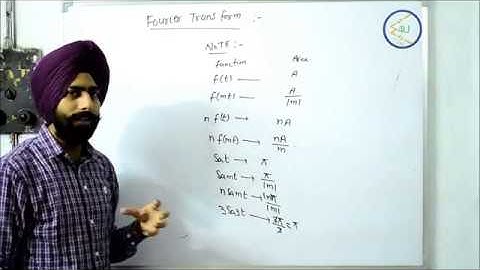 Lec-29 Summary of F.T and nature of F.T as per given signal (Fourier transform)