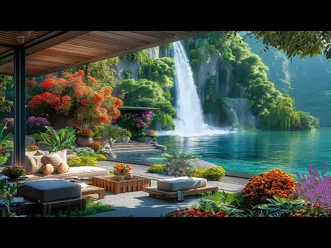 Morning Lakeside Ambience🌷Flower