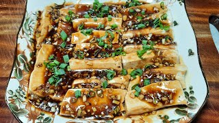 ĐẬU HŨ HẤP Ăn Với Cơm Nóng Rất Ngon| Món Chay Mỗi Ngày #365| Vegetarian dish from tofu screenshot 4