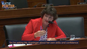 Rep. Porter asks CFPB Director about her agency