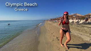 Olympic Beach Greece Walking Tour on the Beach