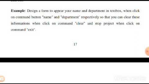 BCA visual basic programming