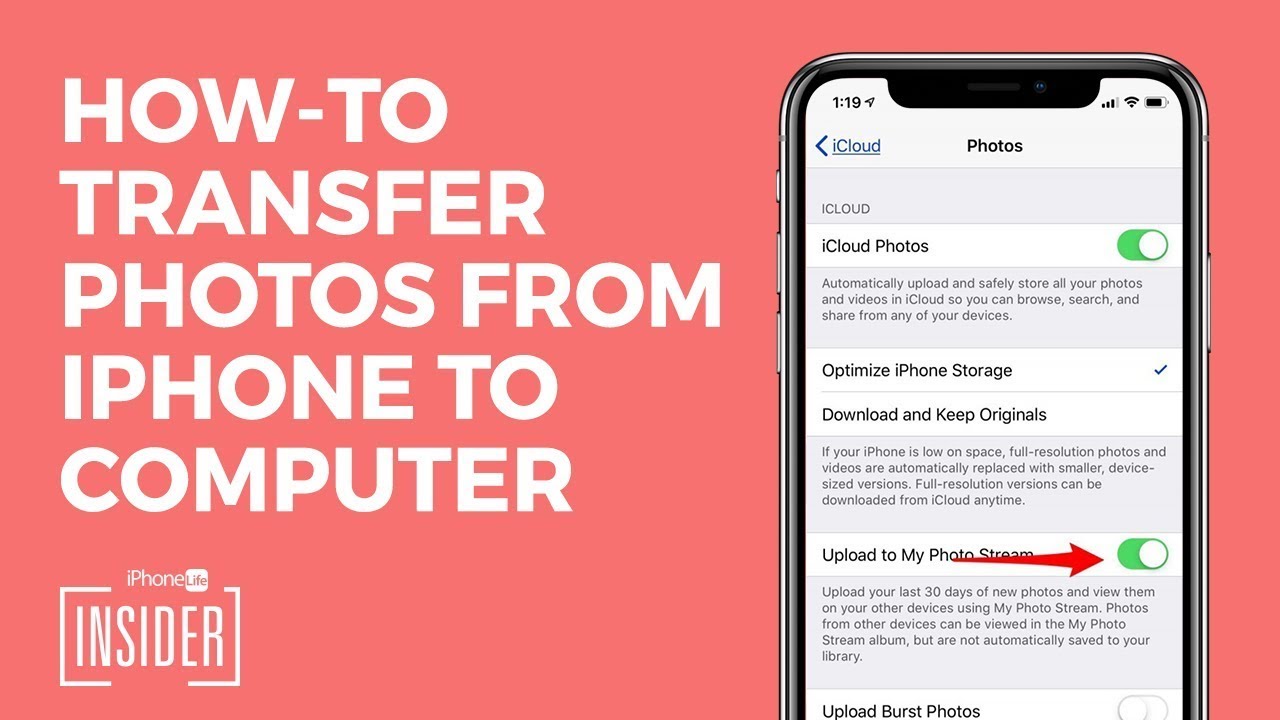 How To Transfer Photos From Iphone To Computer Mac Pc Icloud Airdrop