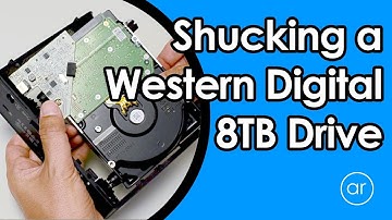 How to Remove / Shuck the Hard Drive from Western Digital Easystore 8TB Drive