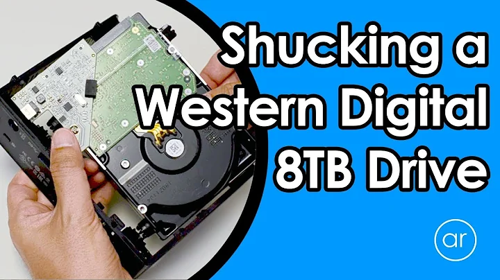 How to Remove / Shuck the Hard Drive from Western Digital Easystore 8TB Drive