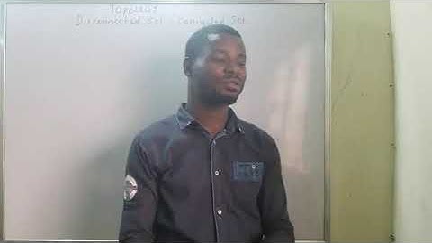 Disconnected Set and Connected Set