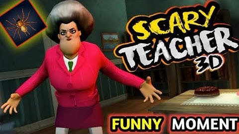 Scary Teacher 3D | Spider Prank With Miss T Gameplay Walkthrough (ios Android)