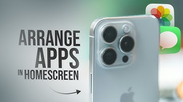 How to Arrange Apps on Home Screen iPhone (tutorial)