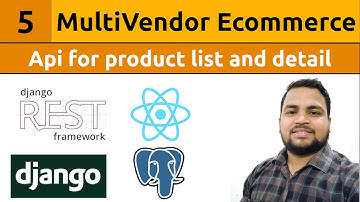 Multivendor Ecommerce Website in Django & ReactJs | Product api for showing listing & detail #5