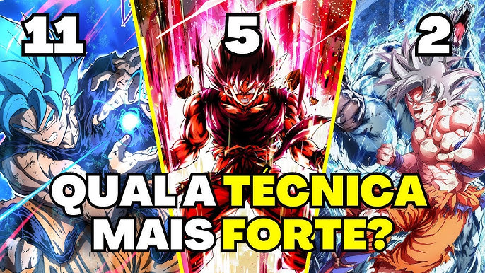 RANK das TRANSFORMAÇÕES MAIS FORTES do VEGETA EM DRAGON BALL 