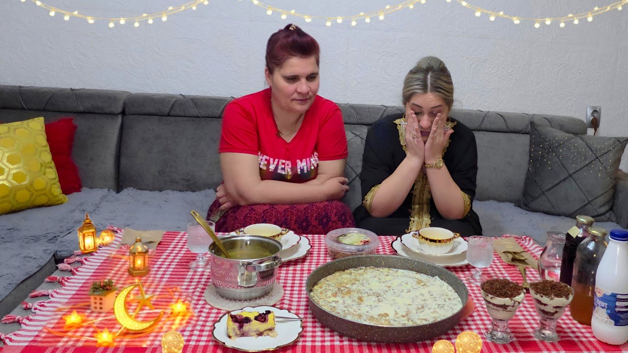 14.dan iftara🌙Danas nisam dobro😪 Muhalebi kadaif i mamina brza pita✨️ 