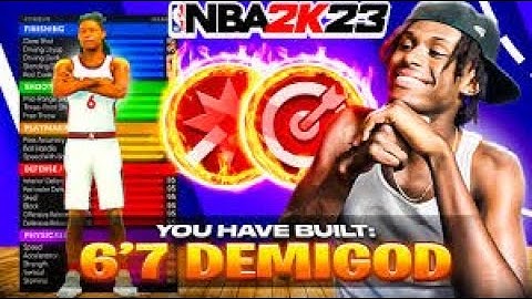 My 6’7 DEMIGOD IS CORRUPTING NBA2K23! ALL AROUND THREAT!
