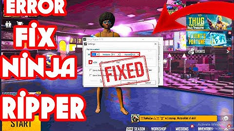 Fix Ninja ripper Not Ripping | Error Fix of Ninja Ripper | Tutorial By BIllu yt | PUBG MOBILE