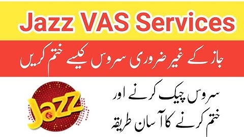 How to unsub jazz vas services | Jazz vas services unsubscribe code | What is VAS offers