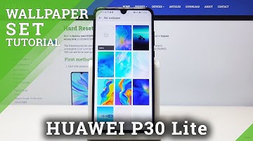 How to Set Up Home Screen & Lock Screen in Huawei P30 Lite – Change Wallpaper