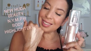 NEW HUDA BEAUTY BODY HIGHLIGHTER