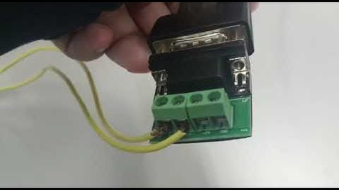 How to connect ADW300 to your computer via RS485 to USB converter