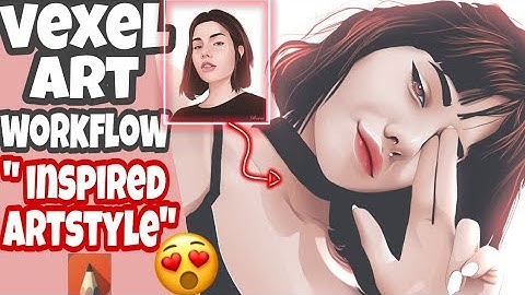 VEXEL ART WORKFLOW (TRYING DIFFERENT ARTSTYLE) | Happy 10k Subscribers 😍