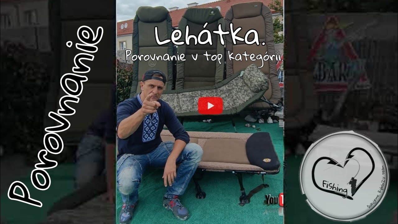 Naj. lehátka. Delphin GT8 verzus Mivardi FLAT 8, Giants f. Flat Fleece XL, Repus G2 Flatbed 8 Leg