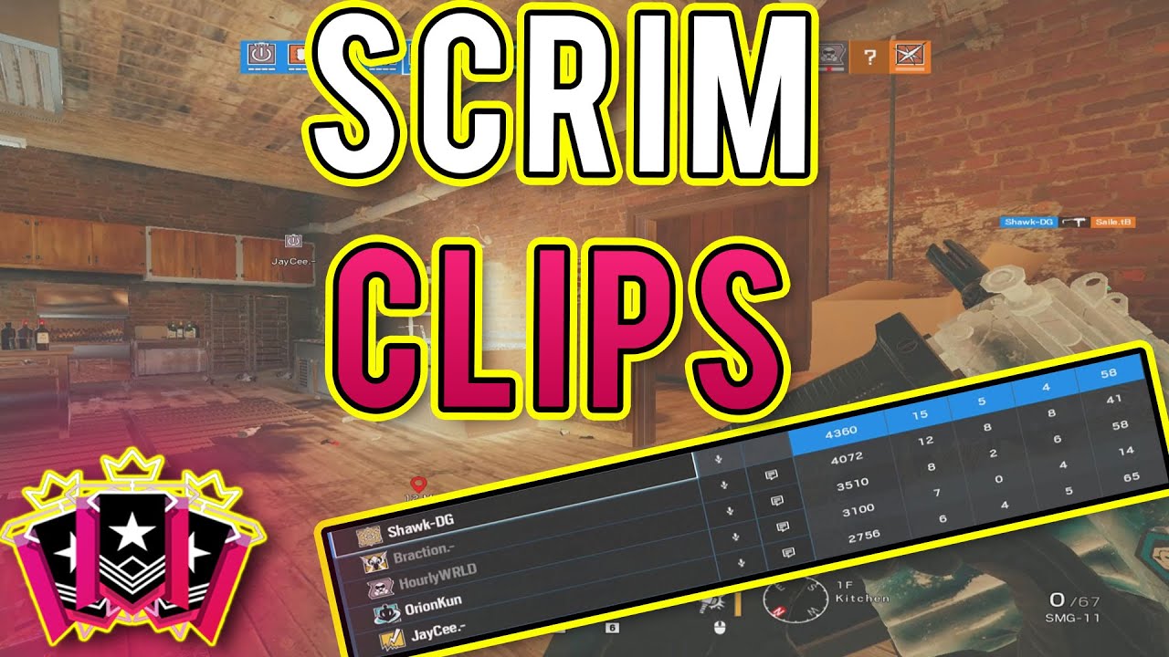 Scrim Clips With Braction - Rainbow Six Siege Steel Wave - YouTube