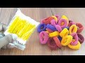 Amazing creative decorating idea with Cotton buds & Hair rubber bands | Diy home deco