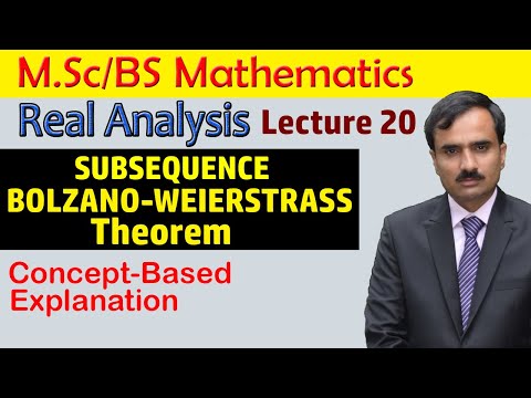 Subsequence and Bolzano