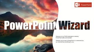 PowerPoint Tutorial | Photo Title Slide | To be Expert of PowerPoint in 2 Mins!