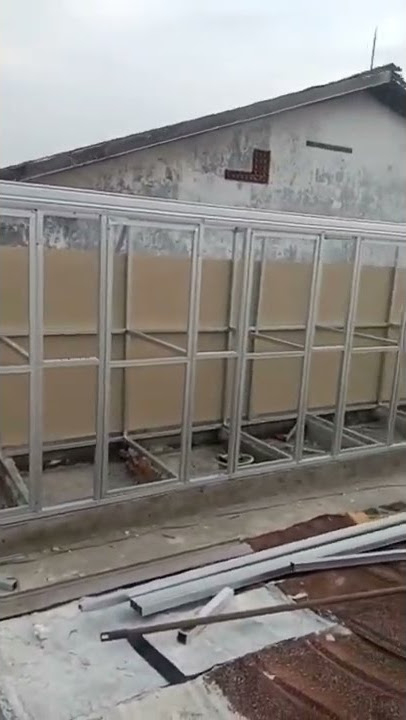 kerangka kandang wartel menggunakan bahan hollo