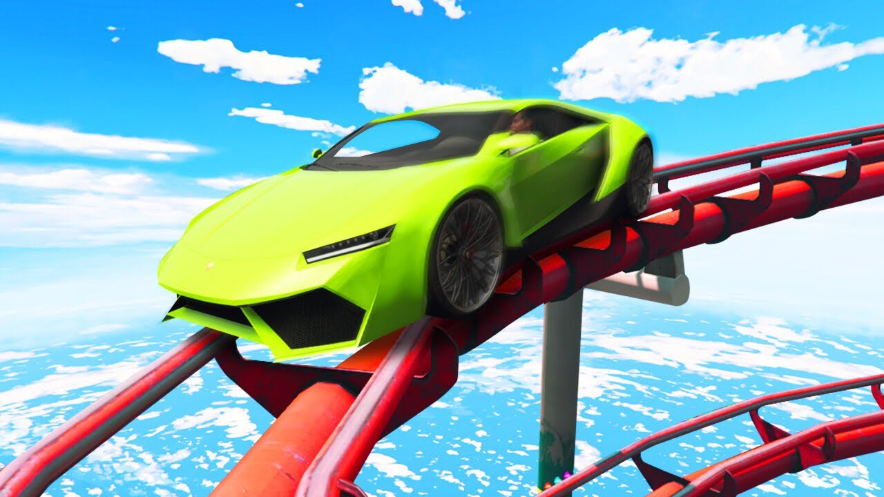 funny moments in soccer RACING ON A ROLLERCOASTER! (GTA 5 Funny Moments)