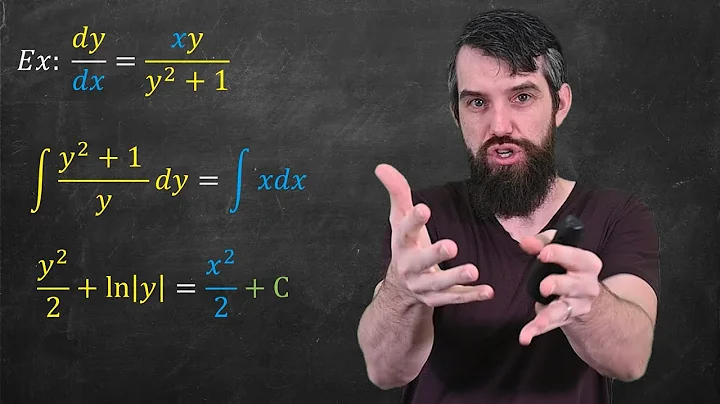 Separation of Variables //  Differential Equations