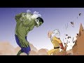 Hulk vs Saitama Animation (Part 2/3) - Taming The Beast
