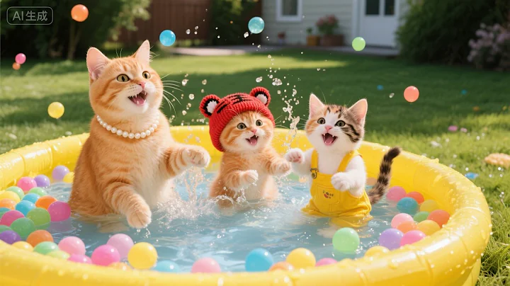Video 11565051: bathtub kitten, kitten tiger, calico kitten, color kittens, cat cute animals