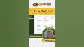 Coding Curriculum Map   Resource for Educators