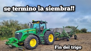 60 HORAS sin APAGAR el JOHN DEERE 7210J SEMBRANDO TRIGO por TURNOS! + FIN de la SIEMBRA - MF