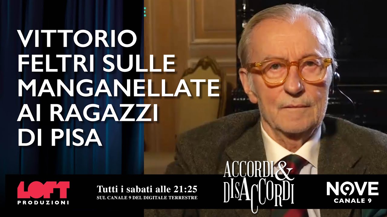 Vittorio Feltri sulle manganellate ai ragazzi di Pisa
