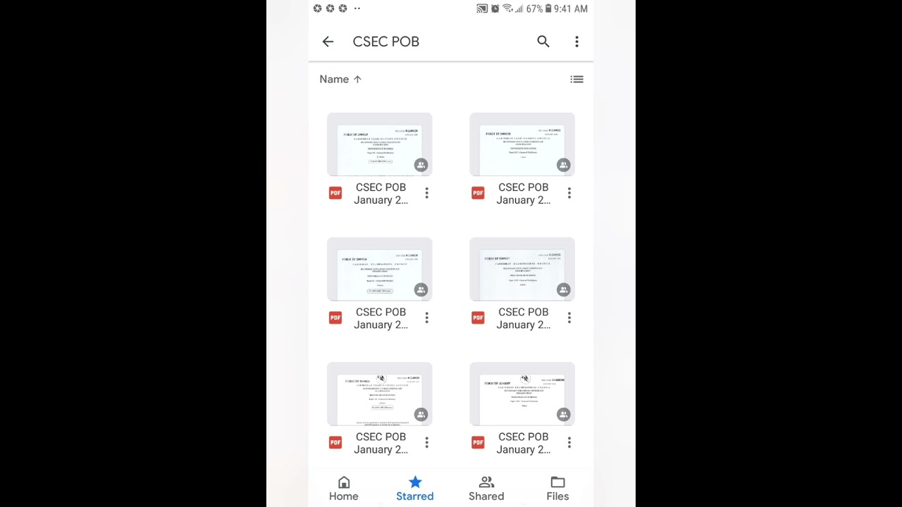 CSEC PAST PAPERS